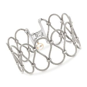 ALOR "Classique" Openwork Bracelet Cuff
